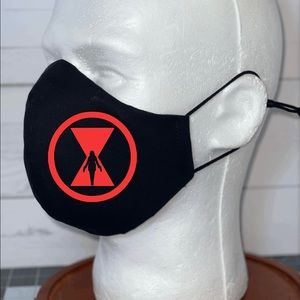 Black widow face mask